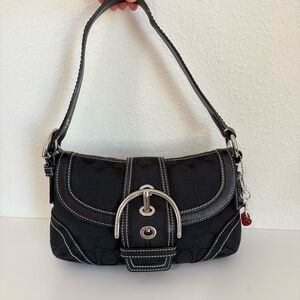 Vintage Coach soho Signature Canvas y2k bag